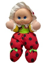 Playskool Plush My Little Ladybug Doll Soft Blue Eyes 1997 #5192 12 inTall Bows - £15.14 GBP