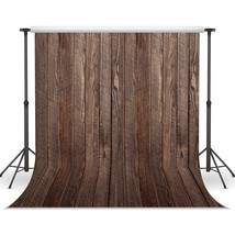 8X8Ft Wood Backdrop Rustic Backdrops For Photography Vinyl Brown Wood Backdrop B - £43.90 GBP