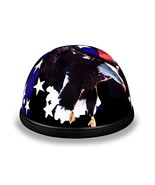 New Daytona Helmets Skull Cap EAGLE- W/ FREEDOM non DOT Motorcycle Helmet - $68.36