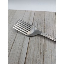Fork Spatula Stainless Turner Flipper Fork Wood Handle 10 1/2&quot; Advertisi... - $14.95