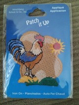 Patch It Up Iron On Applique Rooster Sun Rise - $6.92
