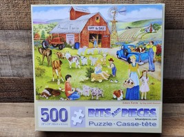 Bits &amp; Pieces Jigsaw Puzzle - “Ames Farm” 500 Piece - SHIPS FREE - $18.79