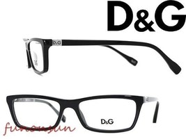Dolce &amp; Gabbana Women&#39;s Eyeglasses D&amp;G 1215 501 Black Plastic Rectangle ... - $82.45