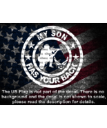 My Son Has Your Back US Air Force Car Truck Decal US Made US Seller USAF - $6.72+