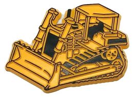 Construction Bulldozer Fridge Magnet - $7.99