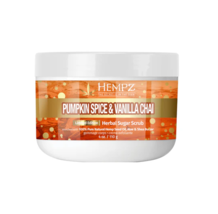 Hempz Pumpkin Spice &amp; Vanilla Chai Herbal Sugar Scrub 4oz - $207.08 MXN