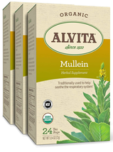 Alvita Organic Mullein Herbal Tea - Made with Premium Quality Organic Mullein Le - £35.32 GBP