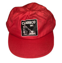 Clarkco Inc. Elkhart, Indiana Promotional Red &amp; Black Snapback Hat - $175.58 MXN