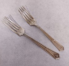 Int&#39;l Silver Bouquet Vendome Dinner Salad Forks 1924 Silverplated Intern... - £10.18 GBP