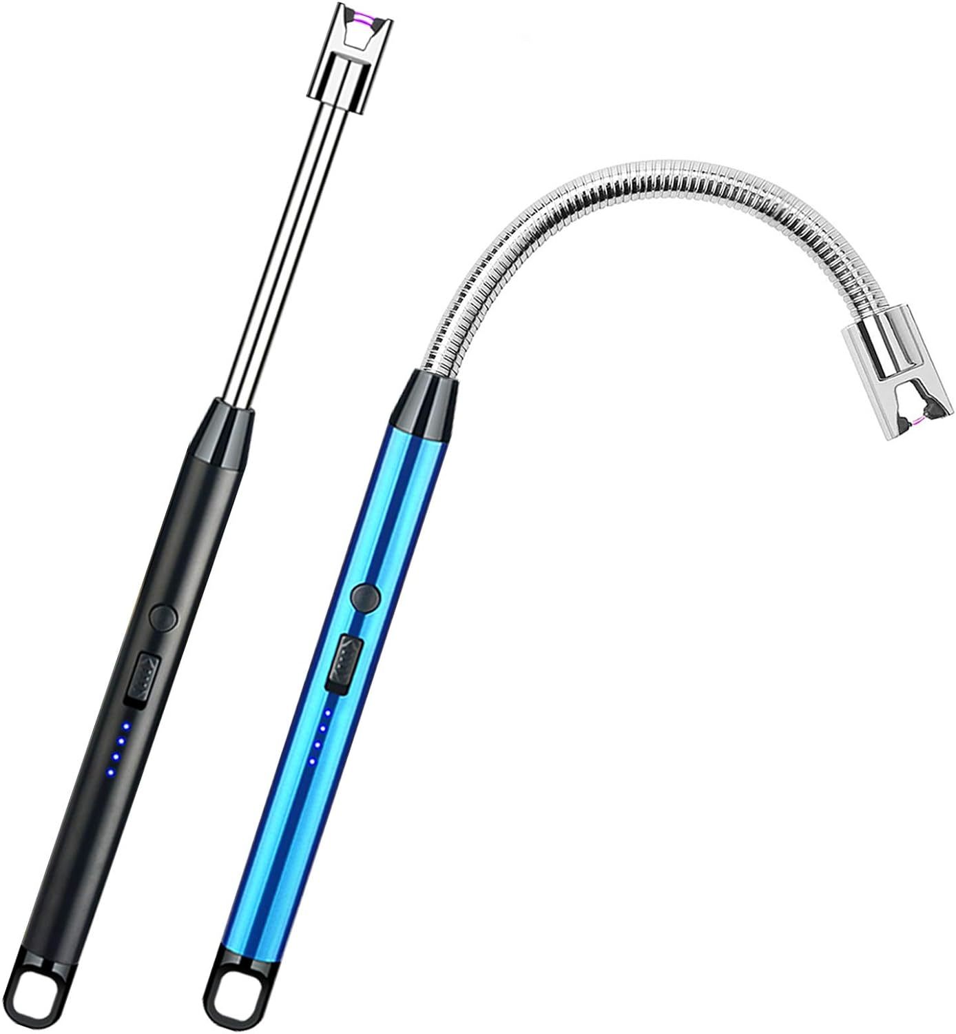 Electric Candle Lighter, 2 Pack Rechargeable Candle Lighter Arc Lighter