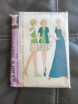Vintage 70s McCalls Sewing Pattern Misses Size 16 Bust 38 Knit Dress Jacket 3527 - £9.86 GBP