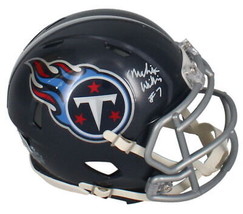 Malik Willis Autographed Tennessee Titans Mini Speed Helmet Beckett - £125.96 GBP