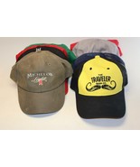 Lot of 10 Hats Caps Alcohol Beer Advertising Related Bud Michelob Beam O... - £23.21 GBP