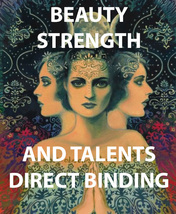 HAUNTED WITCH'S BEAUTY STRENGTH & TALENTS DIRECT BINDING WORK MAGICK  image 2