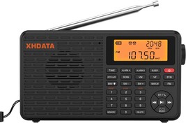 The Xhdata D109 Portable Shortwave Radio Is A Battery-Operated Am/Fm Sw Lw World - $56.99