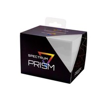 2 BCW Spectrum Prism Deck Case - Pale Moon White (Holds 100 Cards) - £24.84 GBP