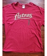 Red Houston Astros Craig Biggio XL mens shirt mlb ram truck giveaway bas... - £7.66 GBP