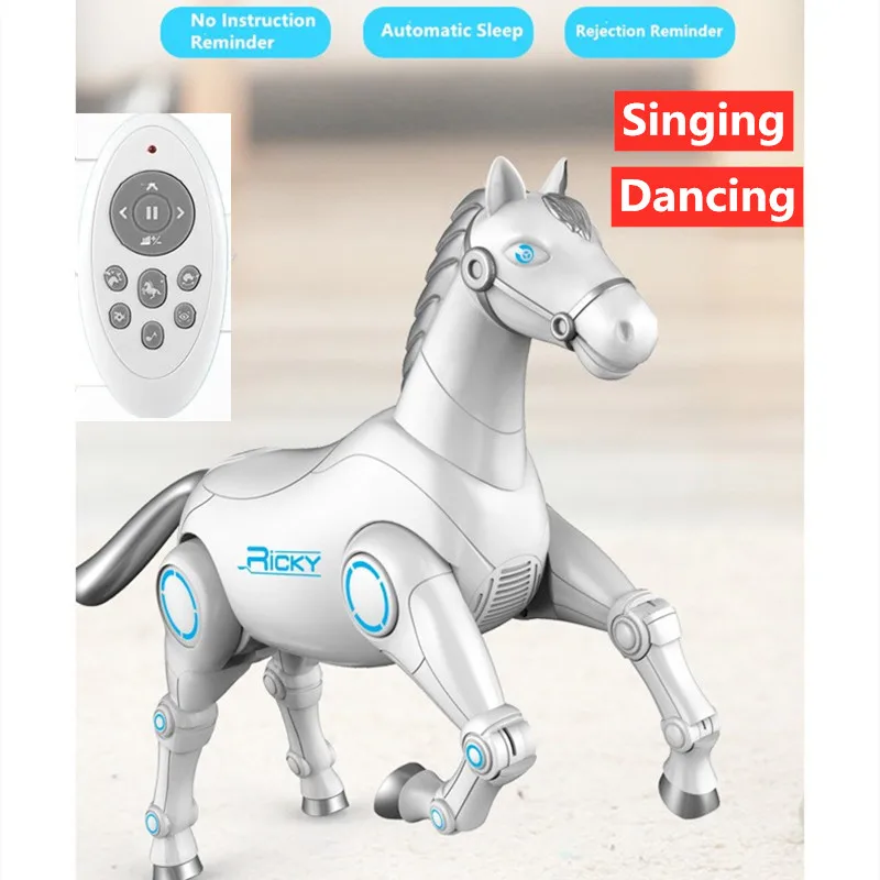 Voice Remote Control RC Smart Robot Animal Horse Intelligent Mechanical ... - £110.79 GBP