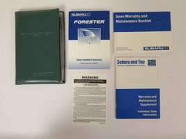 2000 Subaru Forester Operators Owner Owners Manual OEM Factory [Paperback] SUBAR - $43.12