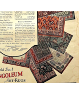 1922 Gold Seal Congoleum Art Rugs XL Advertisement Home 14 x 10.5&quot; - $451.31 MXN
