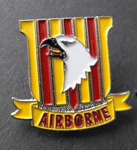US ARMY 101ST AIRBORNE DIVISION SUPPORT LAPEL HAT PIN BADGE 1 inch - £4.52 GBP