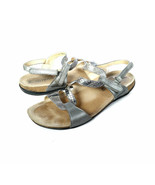 $215 MEPHISTO 42 Sandals Sliver Gray &#39;ADELIE&#39; Comfort Chic  Womens 11 - £34.61 GBP