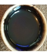 Vintage ~ 14&quot; Diameter ~ Brown Ceramic Serving Bowl - £58.83 GBP