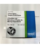 4 Piece Eagle Electric Time Delay, Tamper Proof Fuses, 675-10 Amp, Type S - $11.95 CAD