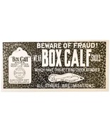 White Brothers Box Calf Shoes 1897 Advertisement Victorian Fashion ADBN1ttt - $372.98 MXN