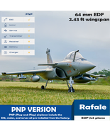 RC Airplane Rafale Aircraft EDF Jet Plane Fighter Brushless Motor ESC Re... - $409.99
