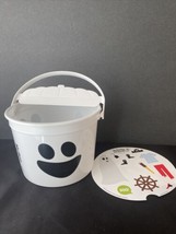 2022 McDonalds Halloween Happy Meal Pail McBoo White, New With Stickers - £11.18 GBP