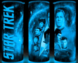 Glow in the Dark Star Trek Classic Spock &amp; Captain Kirk SciFi Cup Mug Tu... - £17.87 GBP