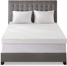 Gel-Infused Memory Foam Mattress Topper From Sleep Philosophy, Luxurious And - £150.21 GBP