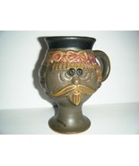 Vtg Pottery 3D Man w/Mustache Novelty Mug Coffee Cup USA American Flag F... - £13.25 GBP