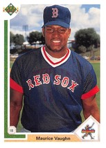 1991 Upper Deck #5 Mo Vaughn RC Rookie Card Boston Red Sox ⚾ - £0.75 GBP