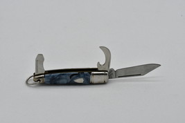 Richards Sheffield England 3 Blade Blue 2 1/4&quot; Scout Mini Pocket Knife - $342.65 MXN