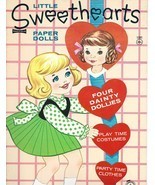 Unused Vintage Saalfield Little Sweethearts Paper Dolls-#1393 - $15.00
