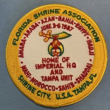 Florida Shrine Association 1987 Patch - Imperial HQ - £5.57 GBP