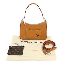 Louis Vuitton Epi Marelle Handbag Shoulder Bag Crossbody Leather Gold Miel - £3,169.86 GBP