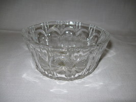  Deploma Crystal Clear Glass Candy Dish Bowl Compote 24% Lead Crystal - $9.95