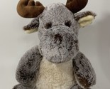 Aurora World plush Sweet &amp; Softer Milo the moose 12&quot; grey tan brown crea... - £7.77 GBP