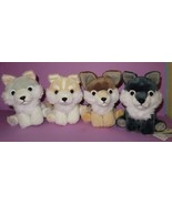 Amuse Amufun Fox Wolf Mofuto Mofutto Muffuto Japan Plush Stuffed Animal Lot - £59.01 GBP