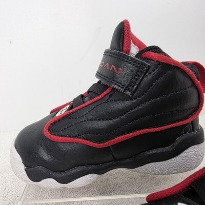 Nike Toddler Air Jordan Strong SIZE 6C Shoes Black University Red DC7910-061 Item image 9