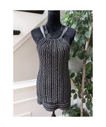 INC International Concepts Tank Top Womens Medium Black Knit Sleeveless ... - $35.32 CAD