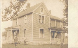 ~1907 Real Photo Post Card: Brownville Junction, Maine - House &amp; Owner - $527.77 MXN
