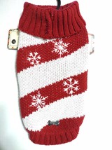 Barkley and Finn Dog Red Christmas Sweater Jacket Vest Small - £8.80 GBP