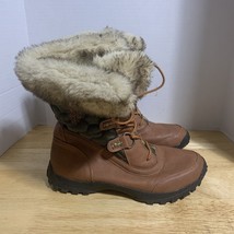 US Polo Assn Artic Quilted Faux Fur Lined Boots Pony Logo Size 10M Green... - $18.25