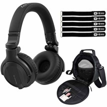 Pioneer HDJ-CUE1BT Bluetooth Wireless DJ Headphones in Matte Black w Car... - $181.99