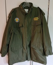 Vtg Mens XL Rothco Ultra Force US Army Green Field Coat Vietnam Veteran ... - £53.97 GBP