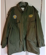 Vtg Mens XL Rothco Ultra Force US Army Green Field Coat Vietnam Veteran ... - £53.75 GBP